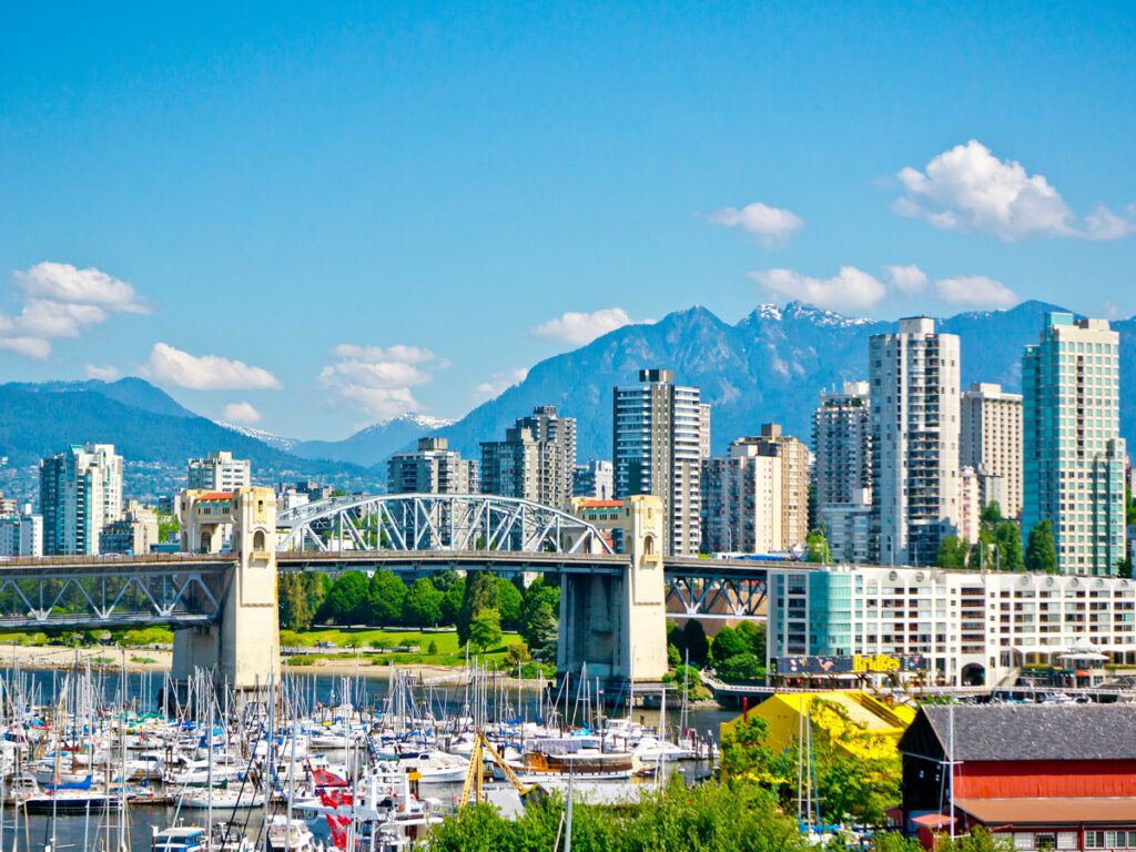 Cityscape of Vancouver, British Columbia
