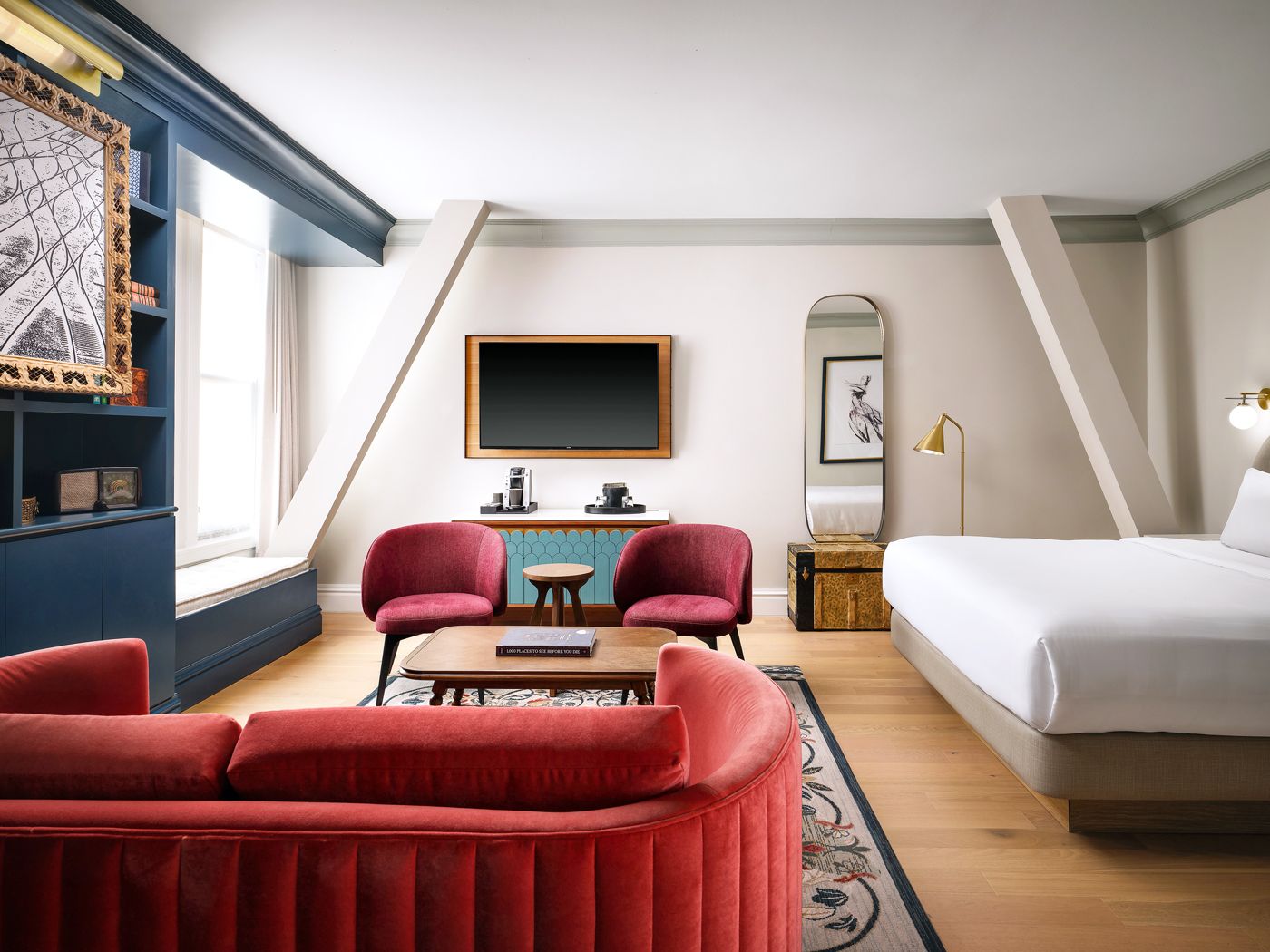 Interior of Room 711 at Union Station Hotel in Nashville, Tennessee