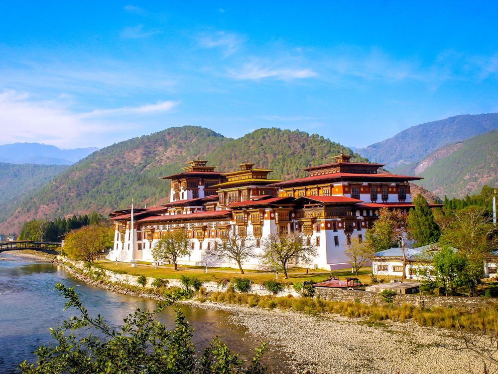 Punakha Dzong palace in Bhutan