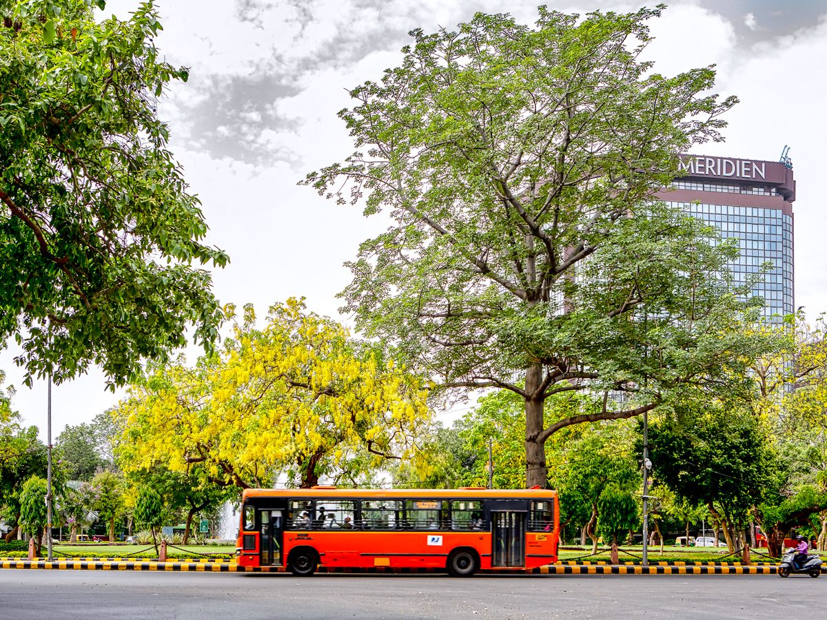 Bus in Delhi, India