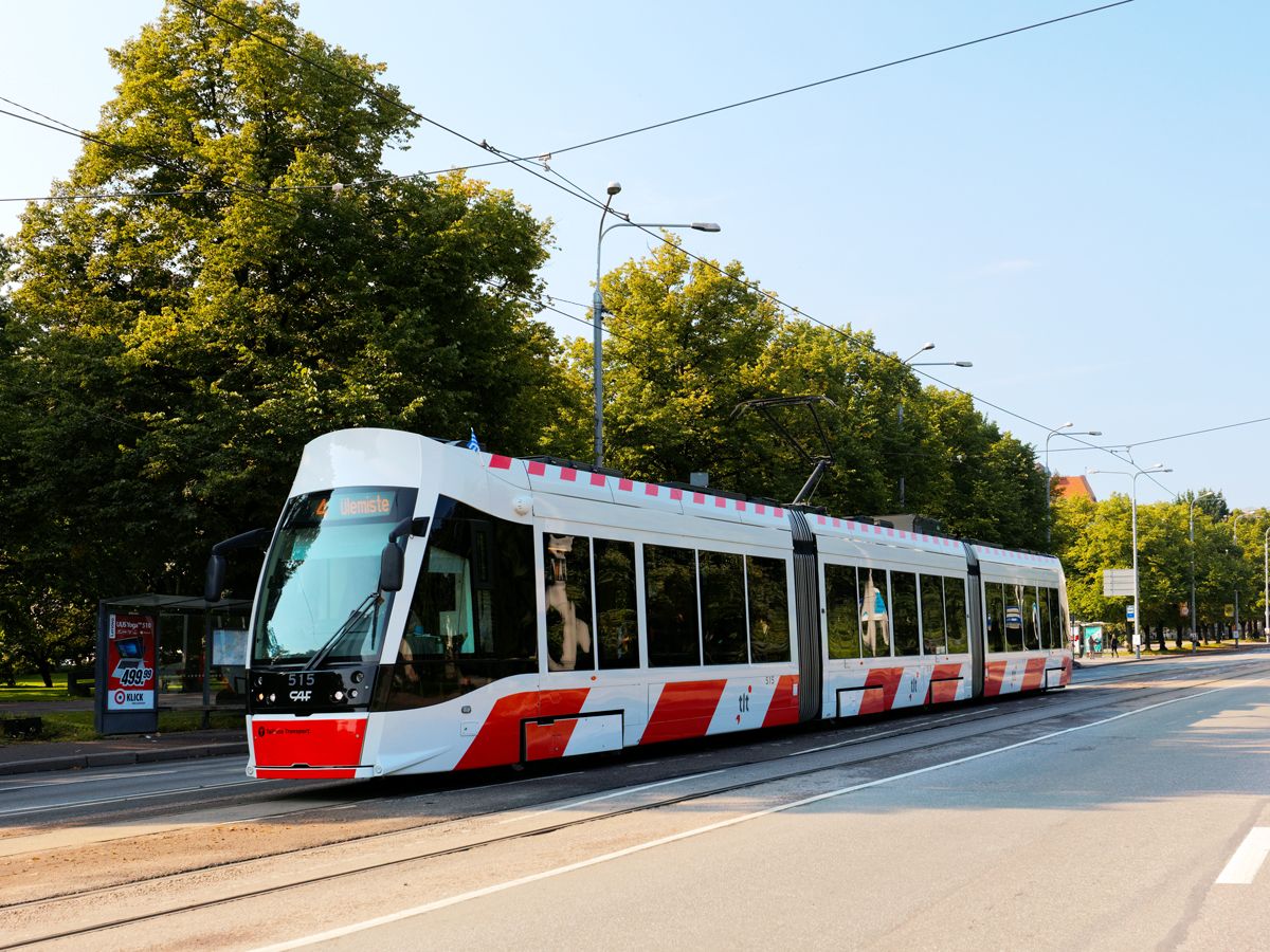 Streetcar in Tallinn, Estonia