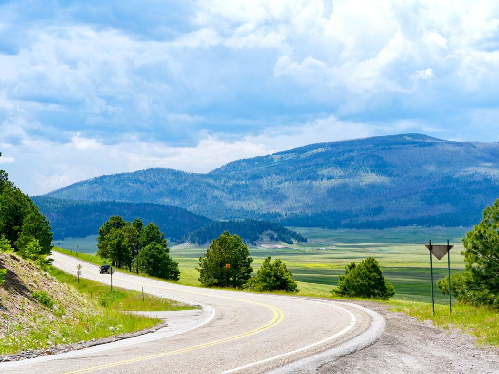 Jemez Mountain Trail Scenic Byway in New Mexico