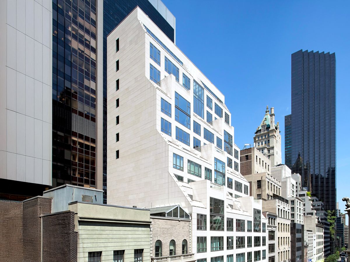 Exterior view of the Centurion condo building in New York City