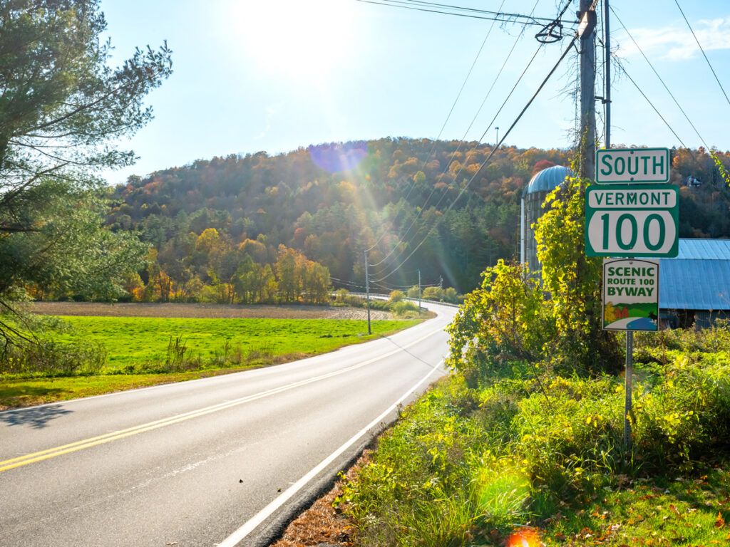 Vermont's Scenic Route 100 Byway