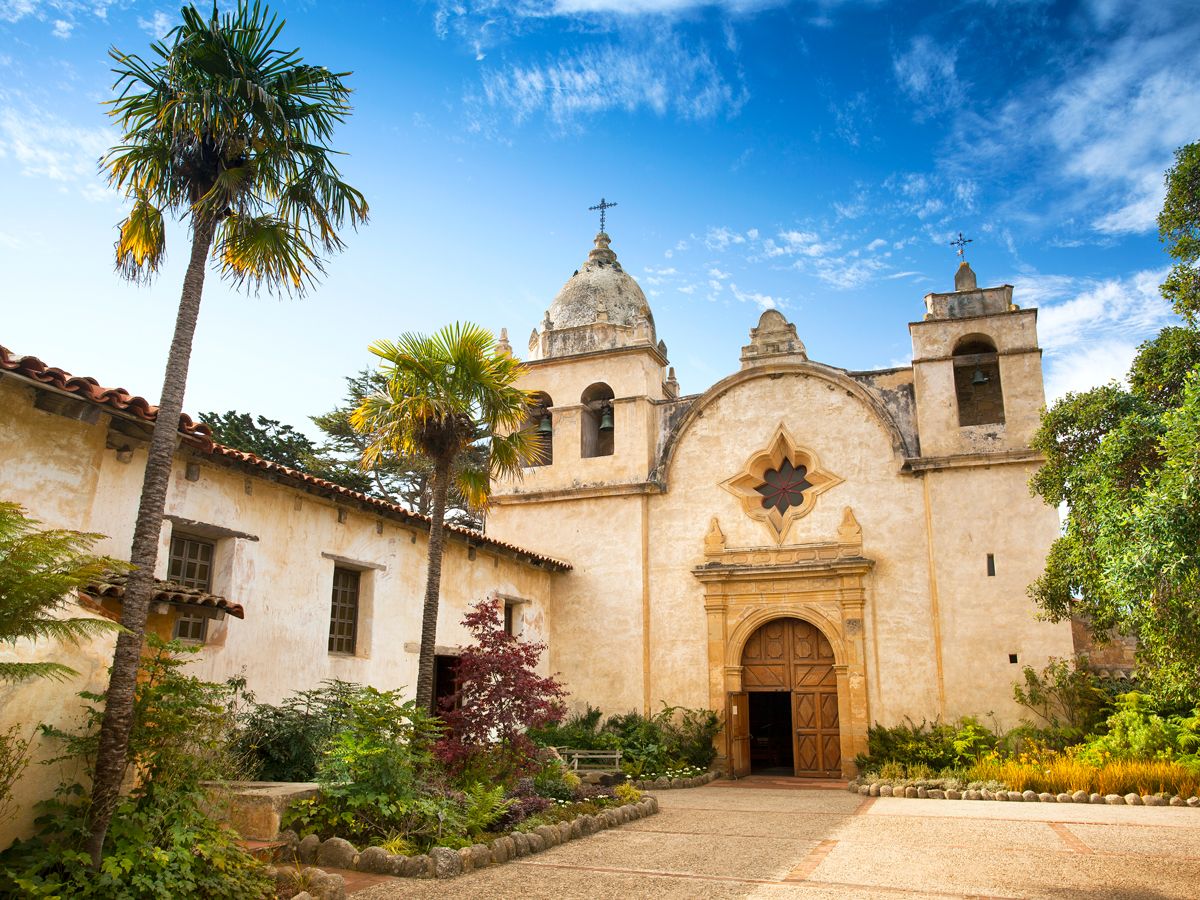 Carmel Mission Basilica in Carmel-by-the-Sea, California