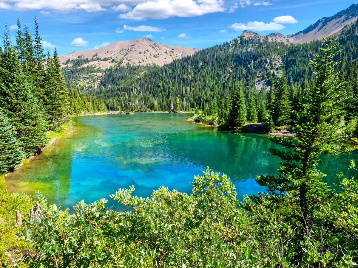 Grand Lake in Washington's Olympic National Park