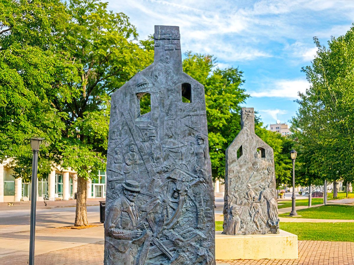 Springfield 1908 Race Riot National Monument in Springfield, Illinois