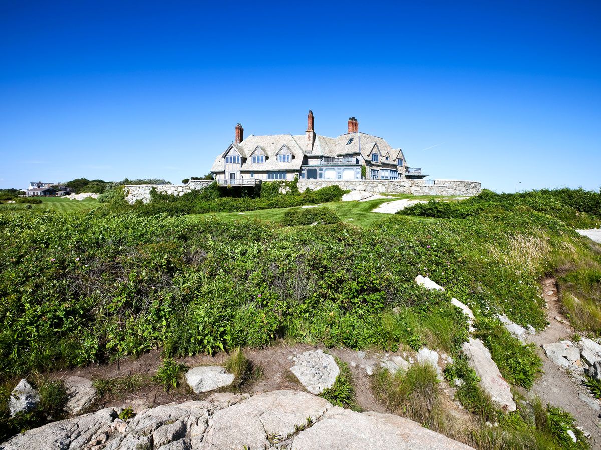Oceanfront mansion in Newport, Rhode Island
