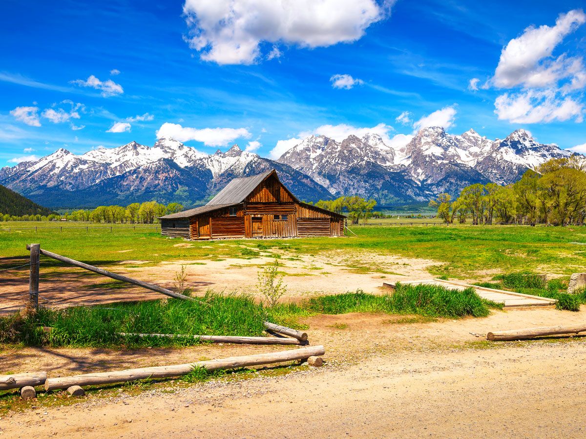 Barn in Grand Teton National Park, Wyoming