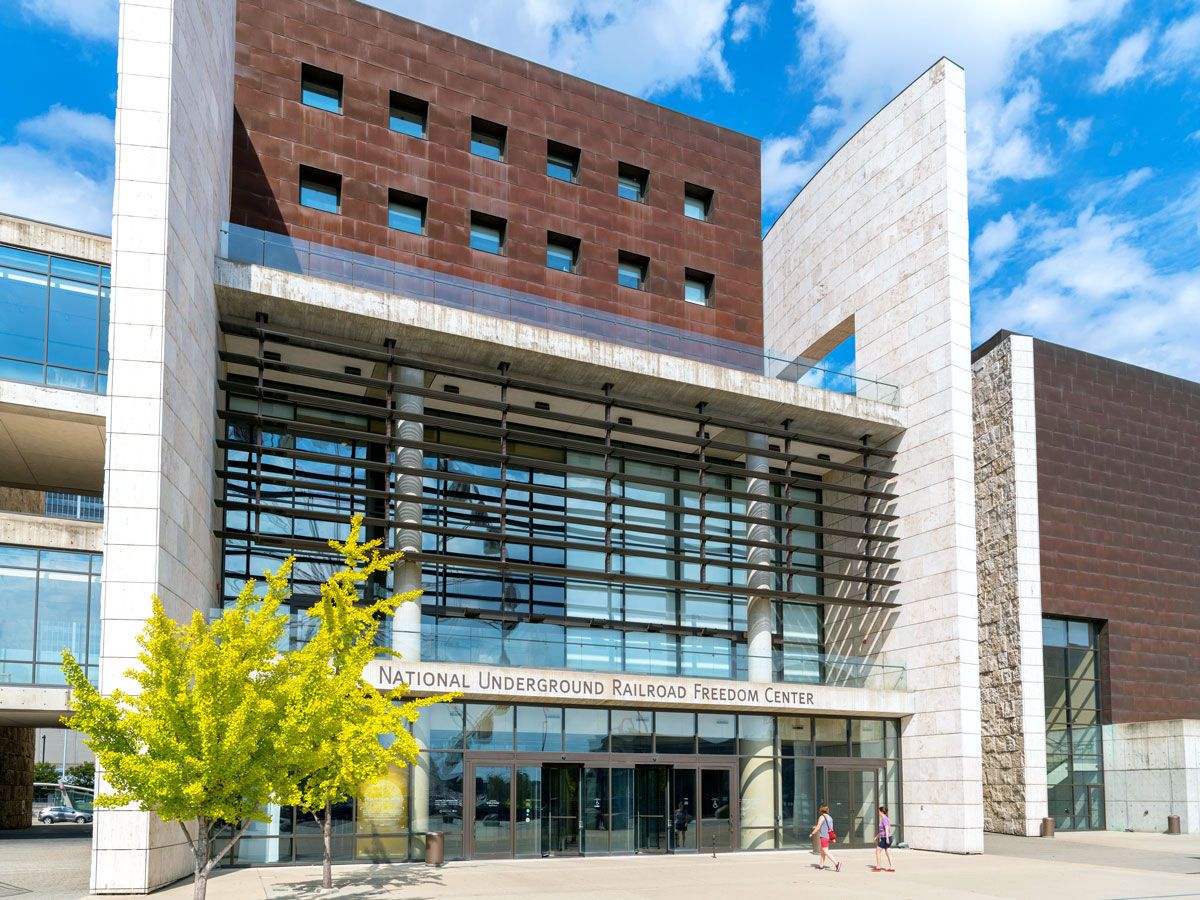 Exterior of the National Underground Railroad Freedom Center