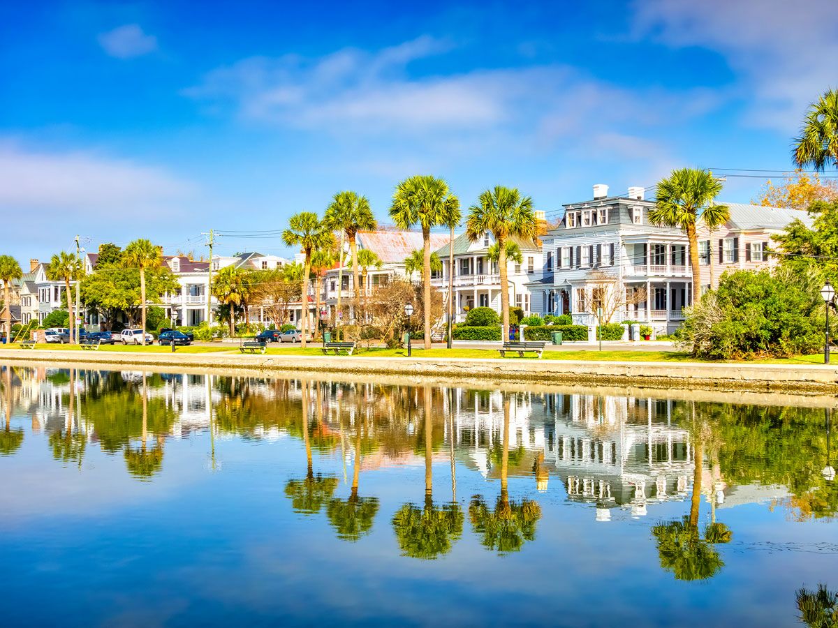 Waterfront homes in Charleston, South Carolina
