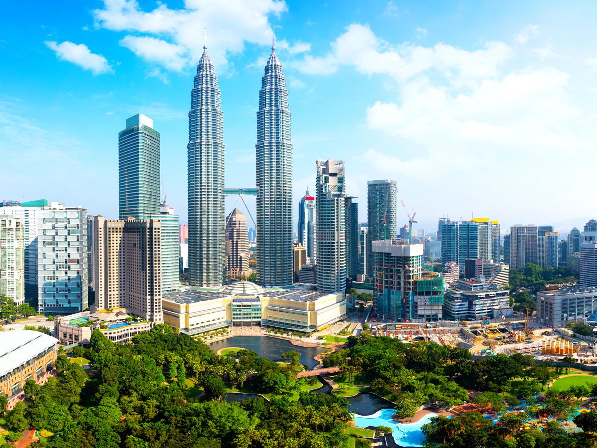 Skyline of Kuala Lumpur, Malaysia