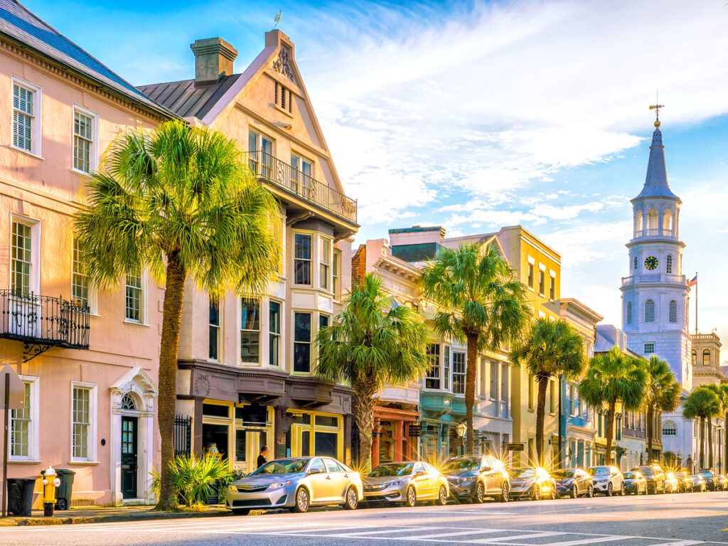 Street in downtown Charleston, South Carolina