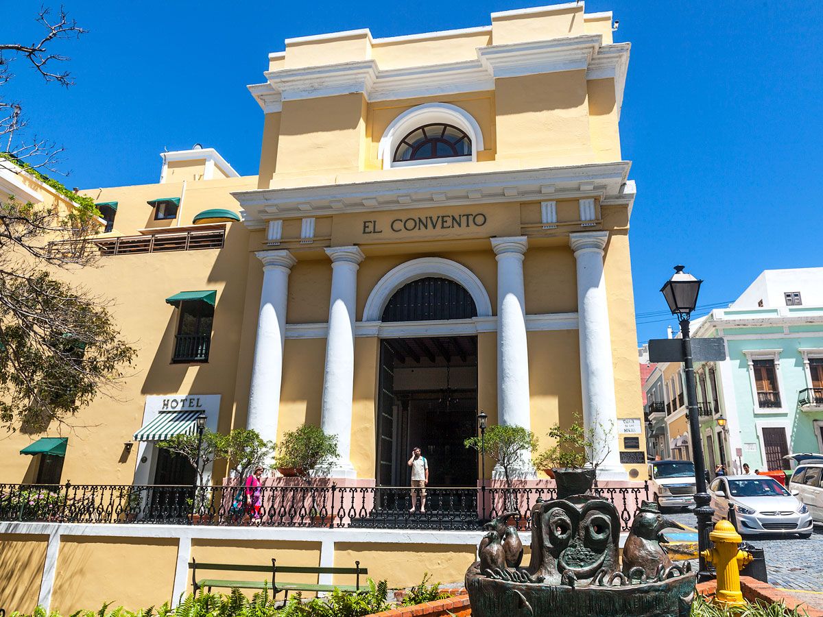 Entrance to El Convento in San Juan, Puerto Rico