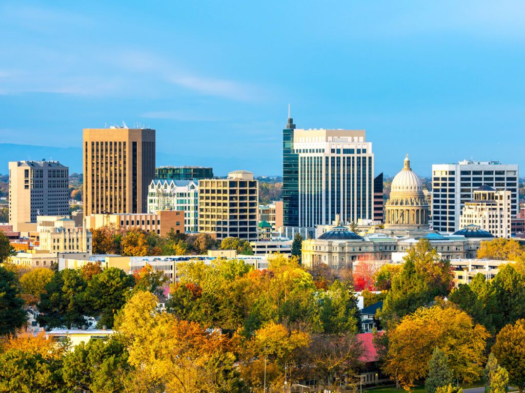 Cityscape of Boise, Idaho