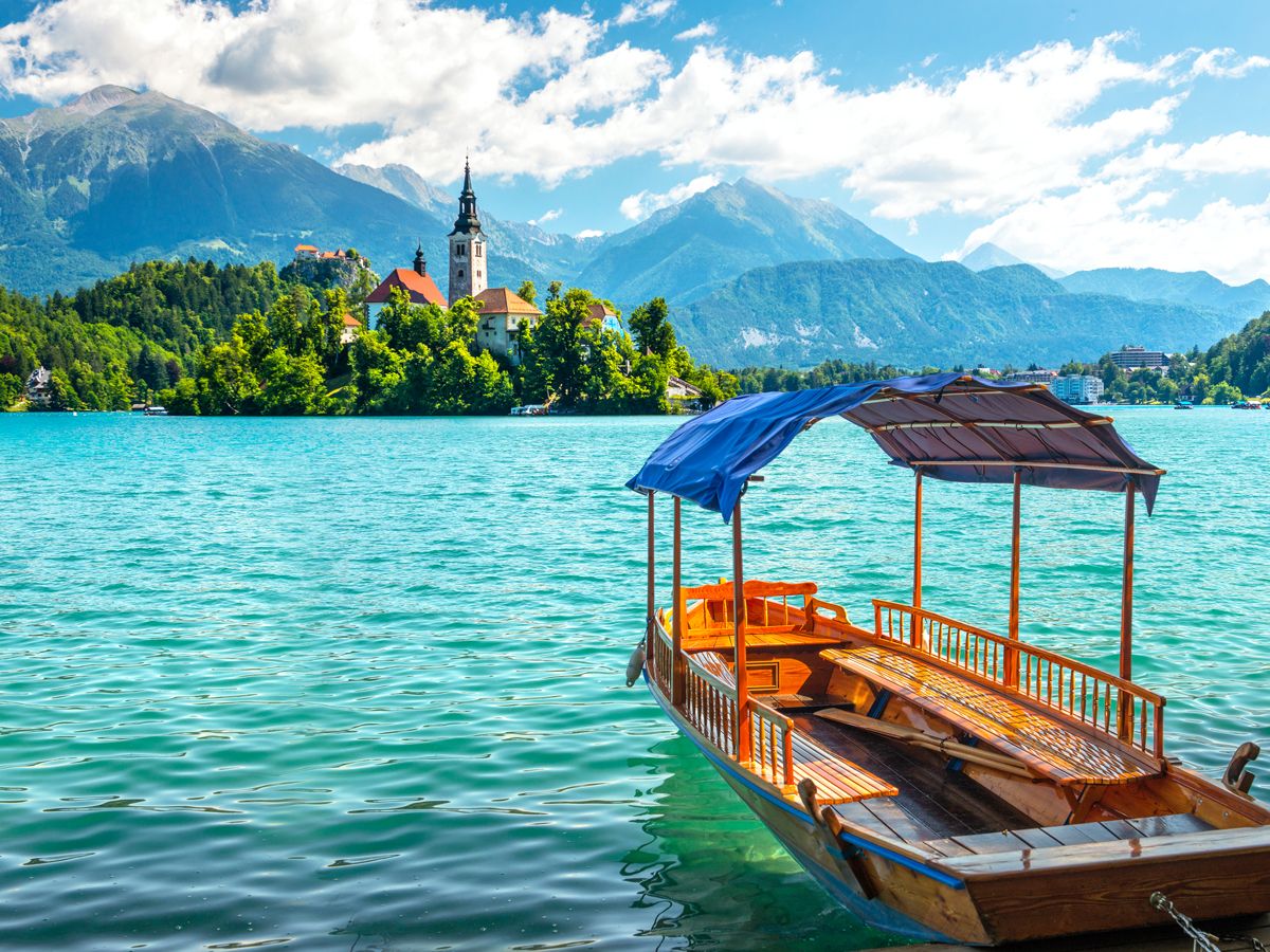 Dock overlooking Bled Island
