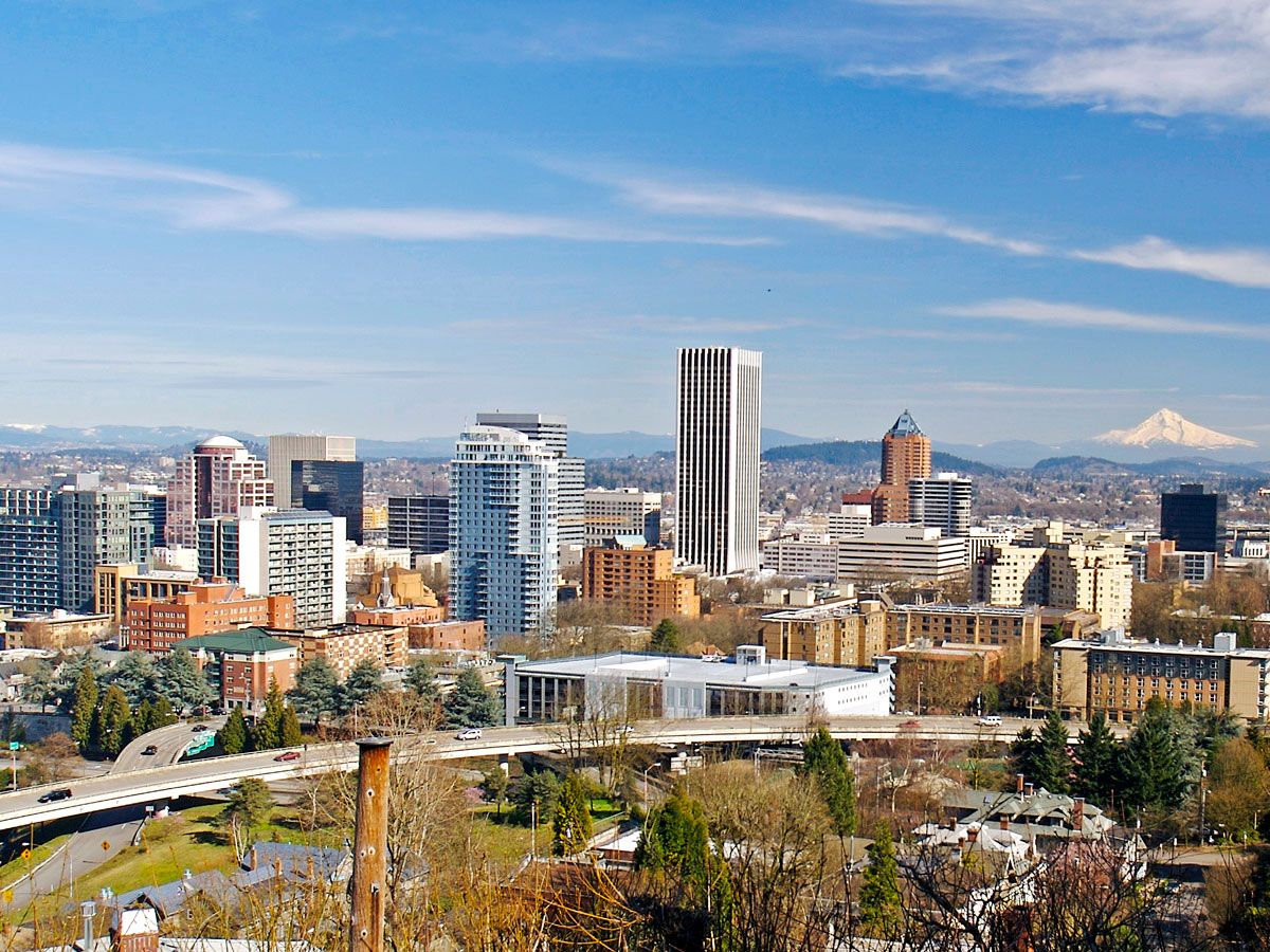 Skyline of Portland, Oregon