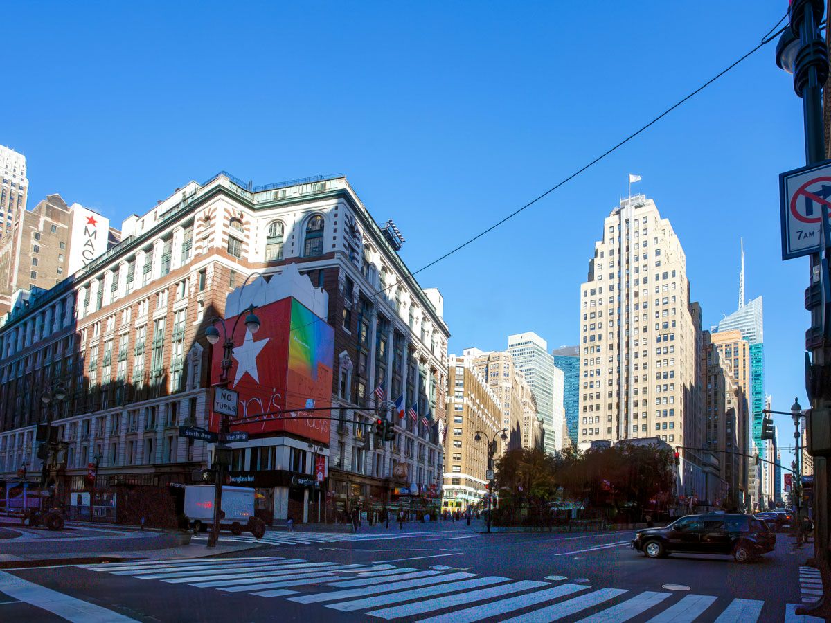 Macy's department store in Herald Square neighborhood of New York City
