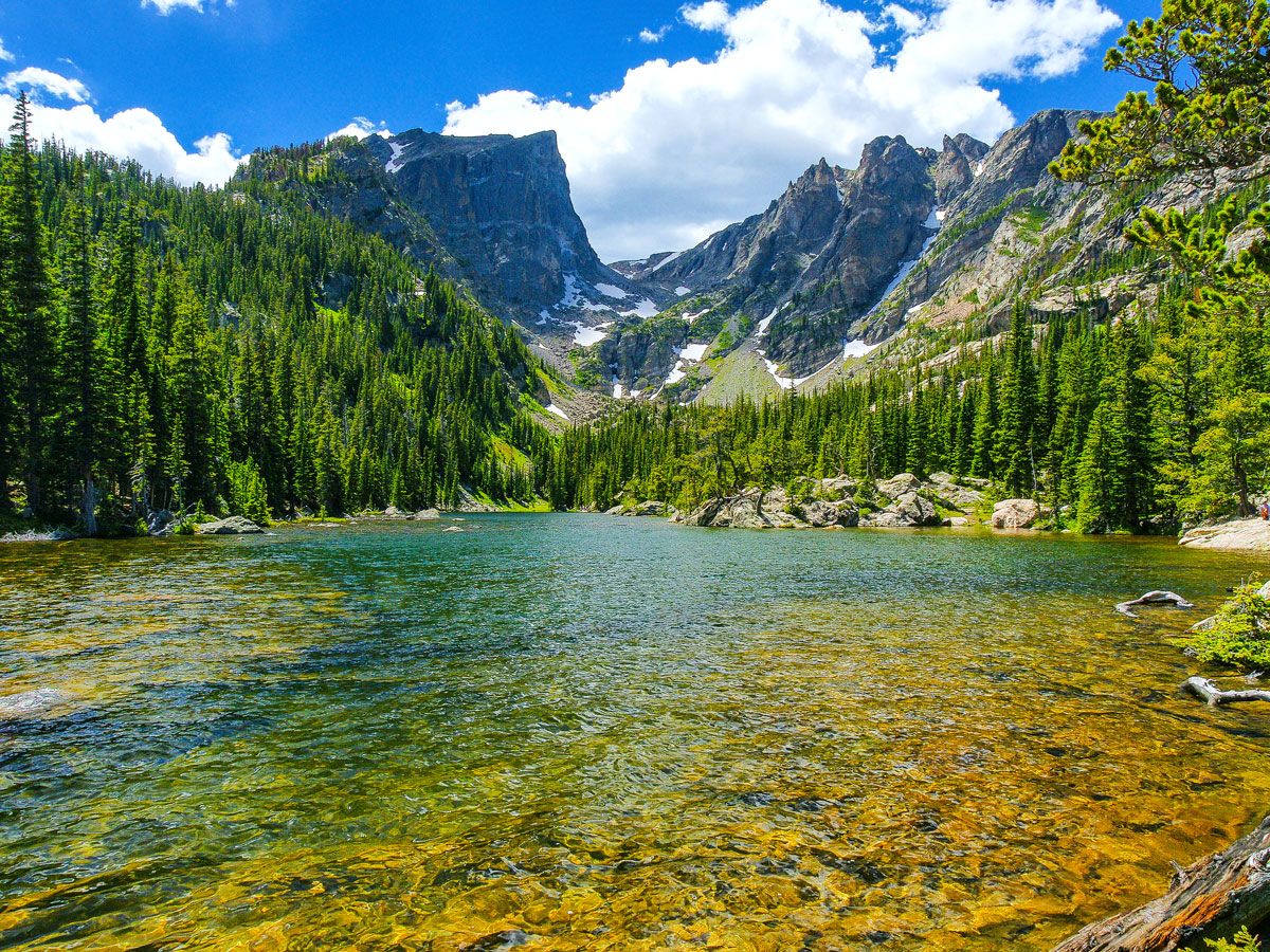 Dream Lake in Colorado's Rocky Mountain National Park