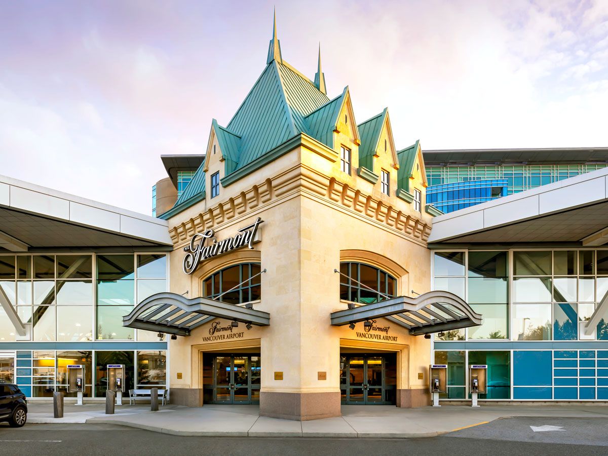 Exterior of Fairmont Vancouver Airport
