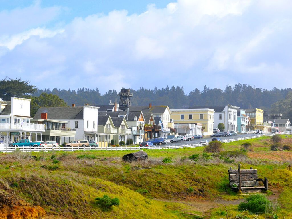 Main Street in Mendocino, California