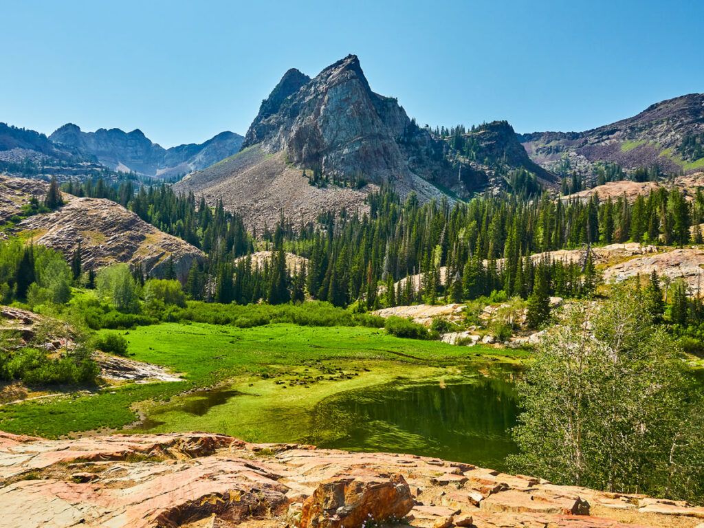 Wasatch Mountains outside of Salt Lake City, Utah
