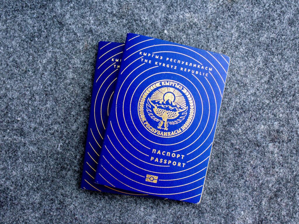 Kyrgyzstan passport books