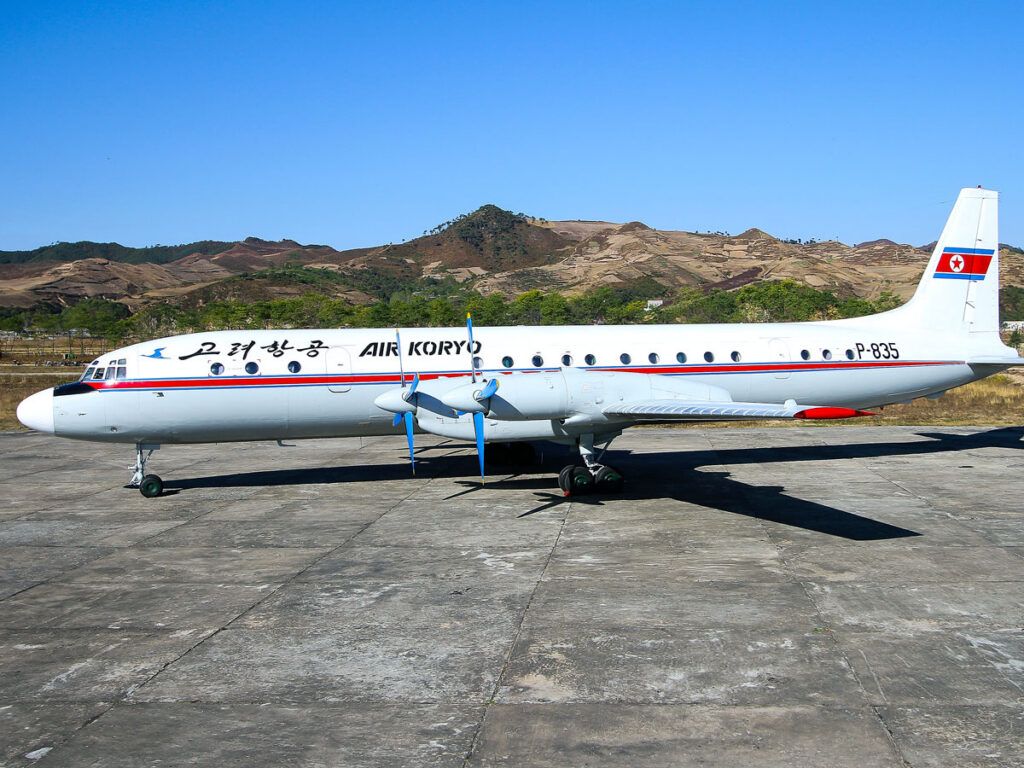Air Koryo aircraft parked on tarmac