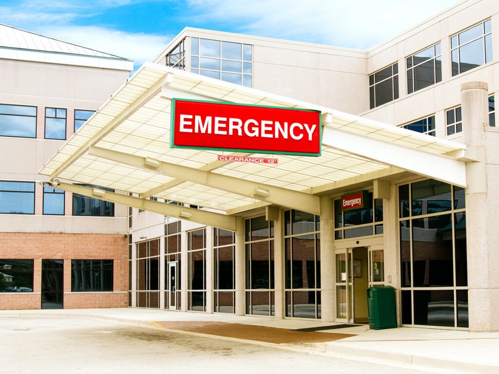 Emergency department at hospital