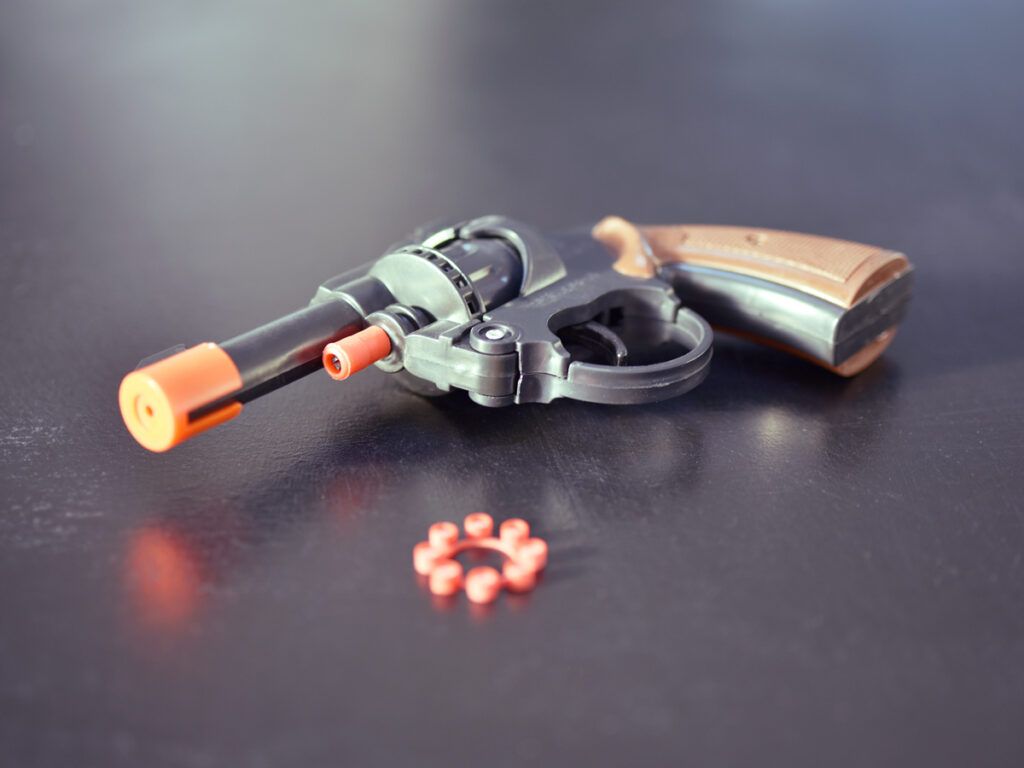 A toy gun
