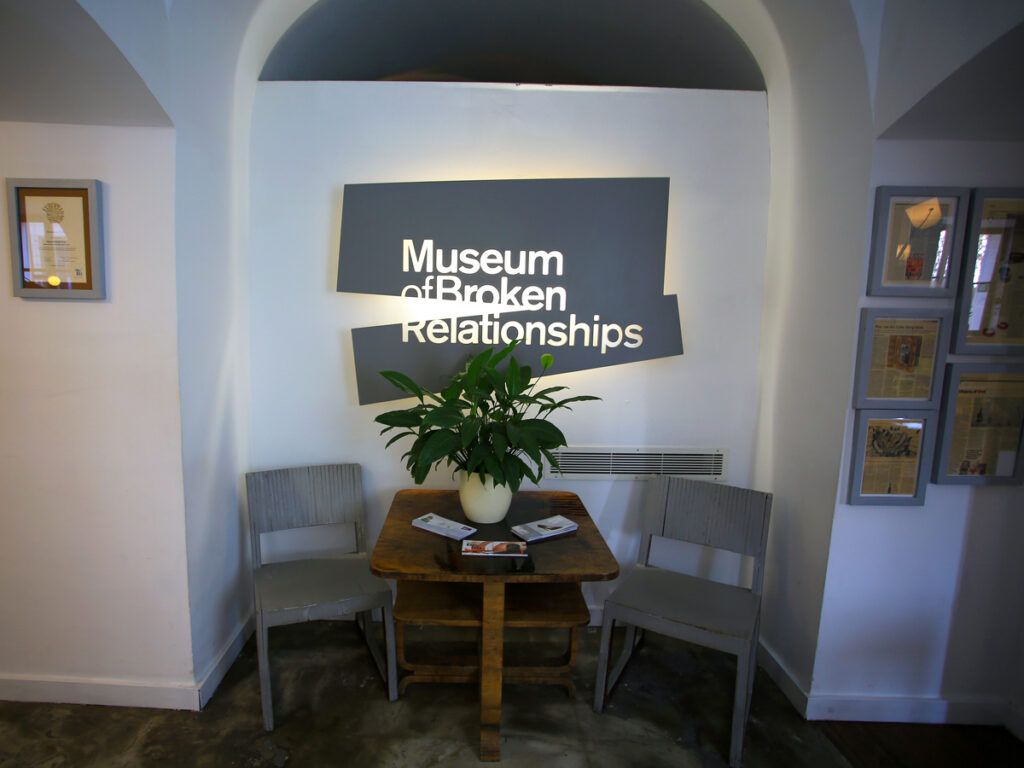 Interior of Museum of Broken Relationships