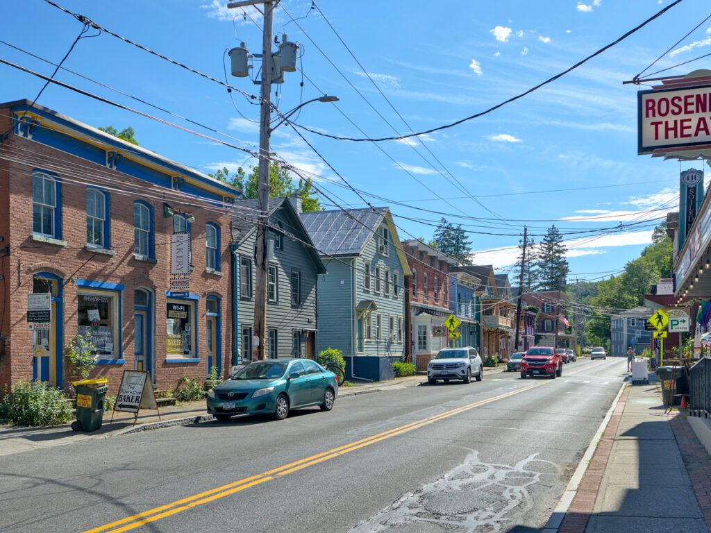 View of Rosendale, New York