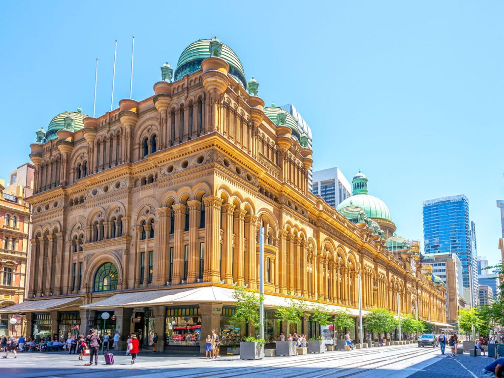 Queen Victoria Building in downtown Sydney