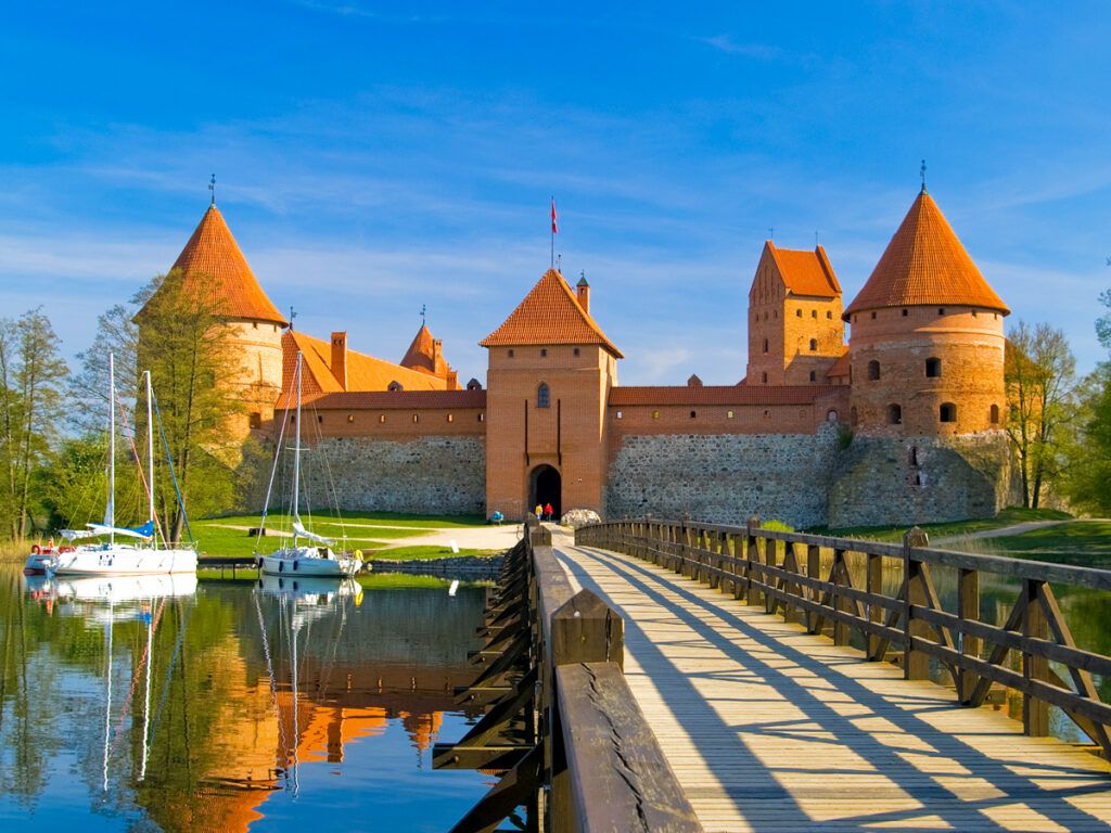 Trakai Island Castle in Lithuania