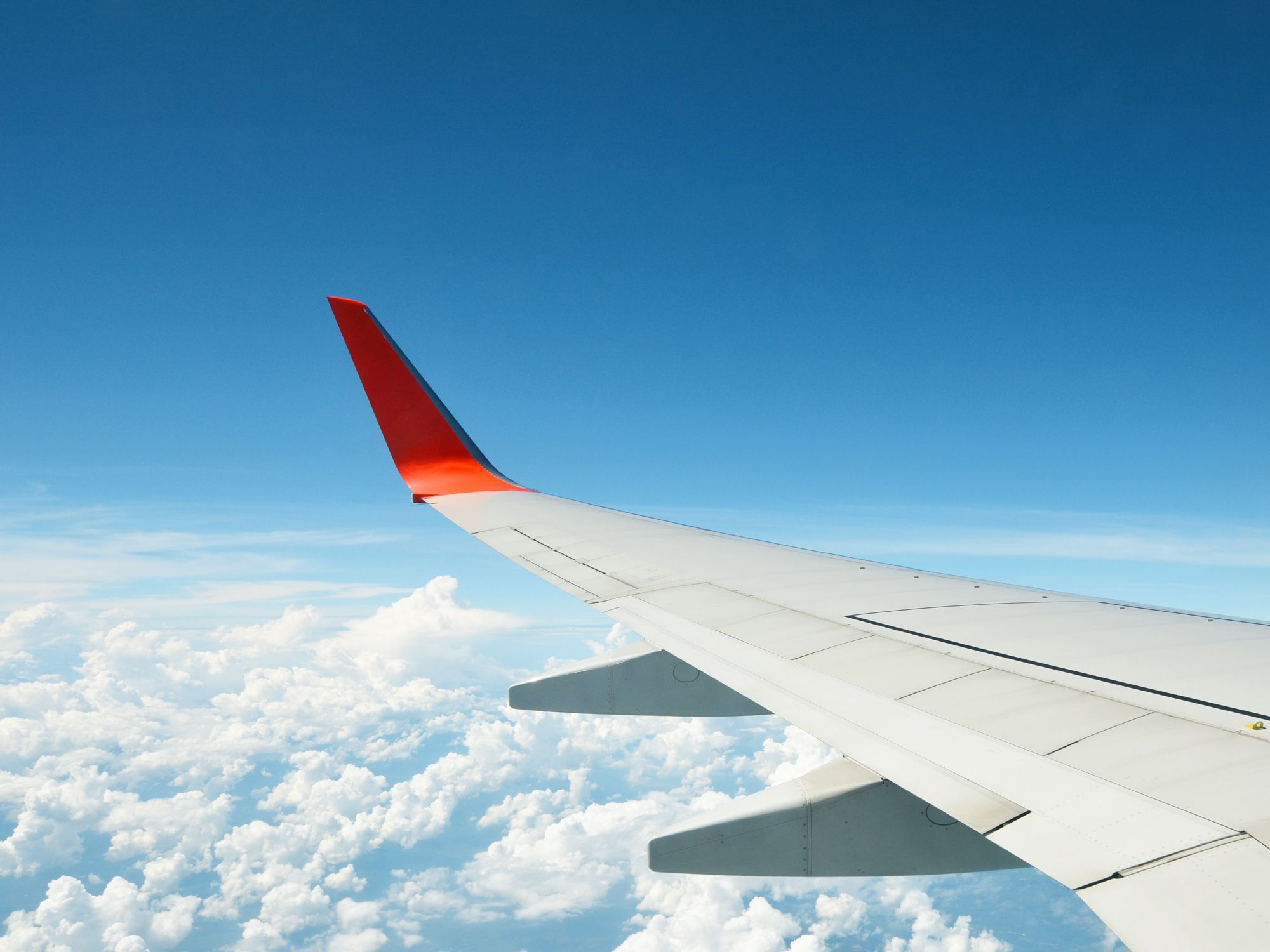 Blended winglet on a Boeing 737
