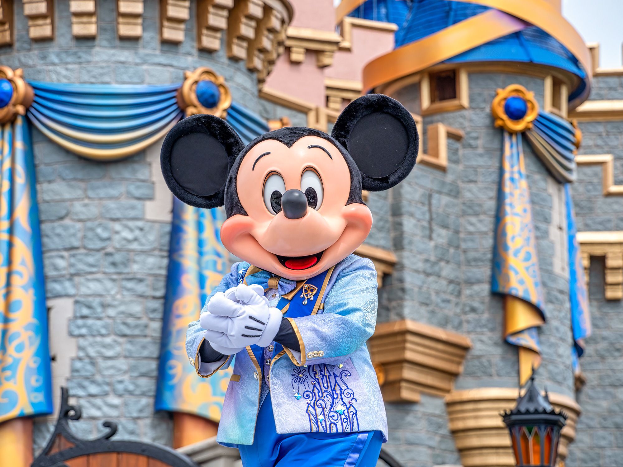 Mickey Mouse character at a Disney theme park