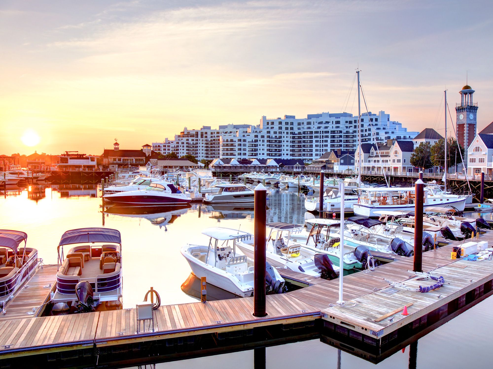 Marina in Quincy, Massachusetts 