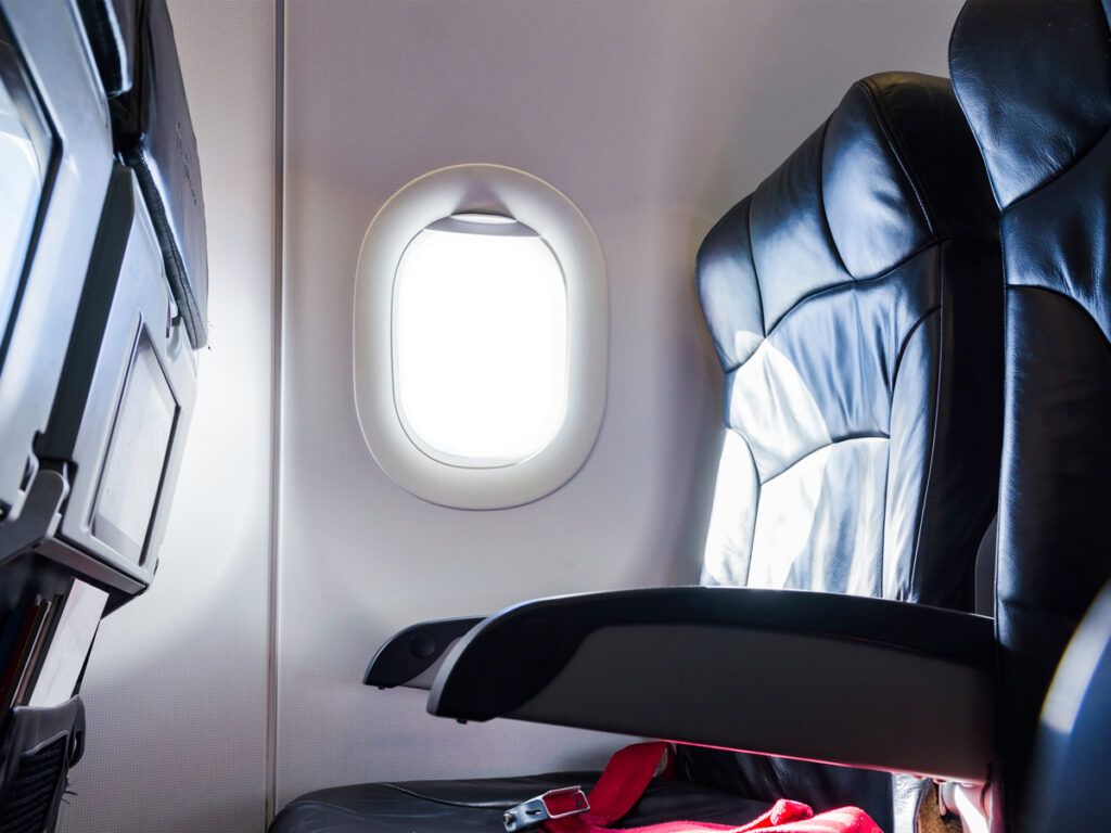 Seats on a plane