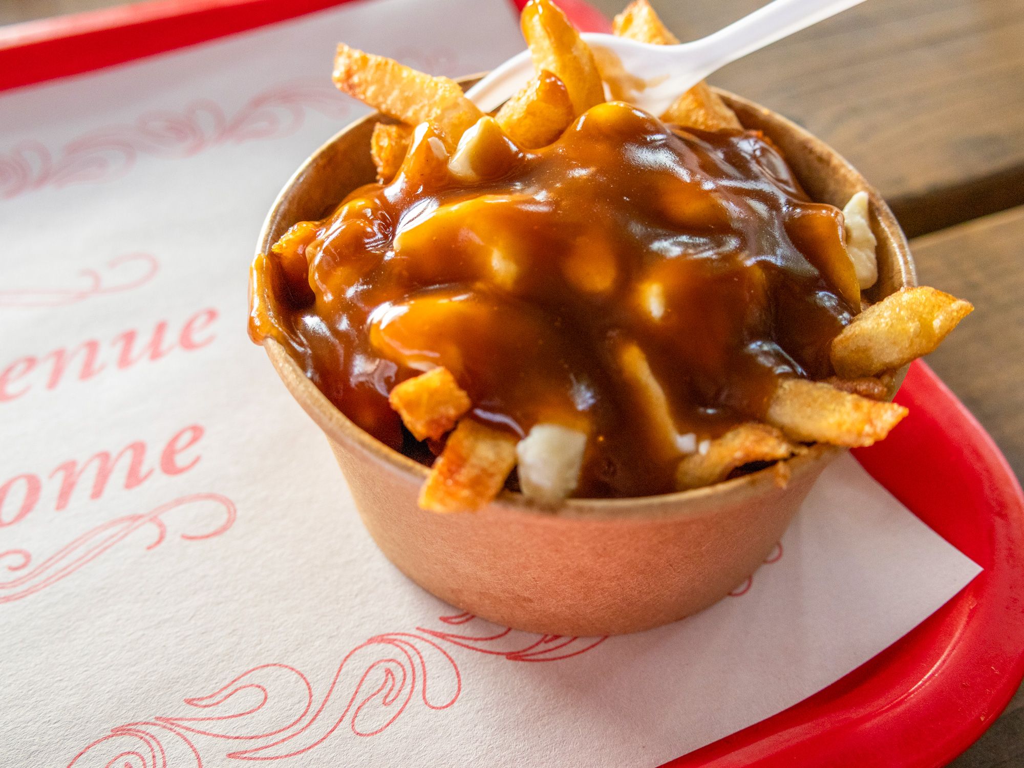 Traditional poutine