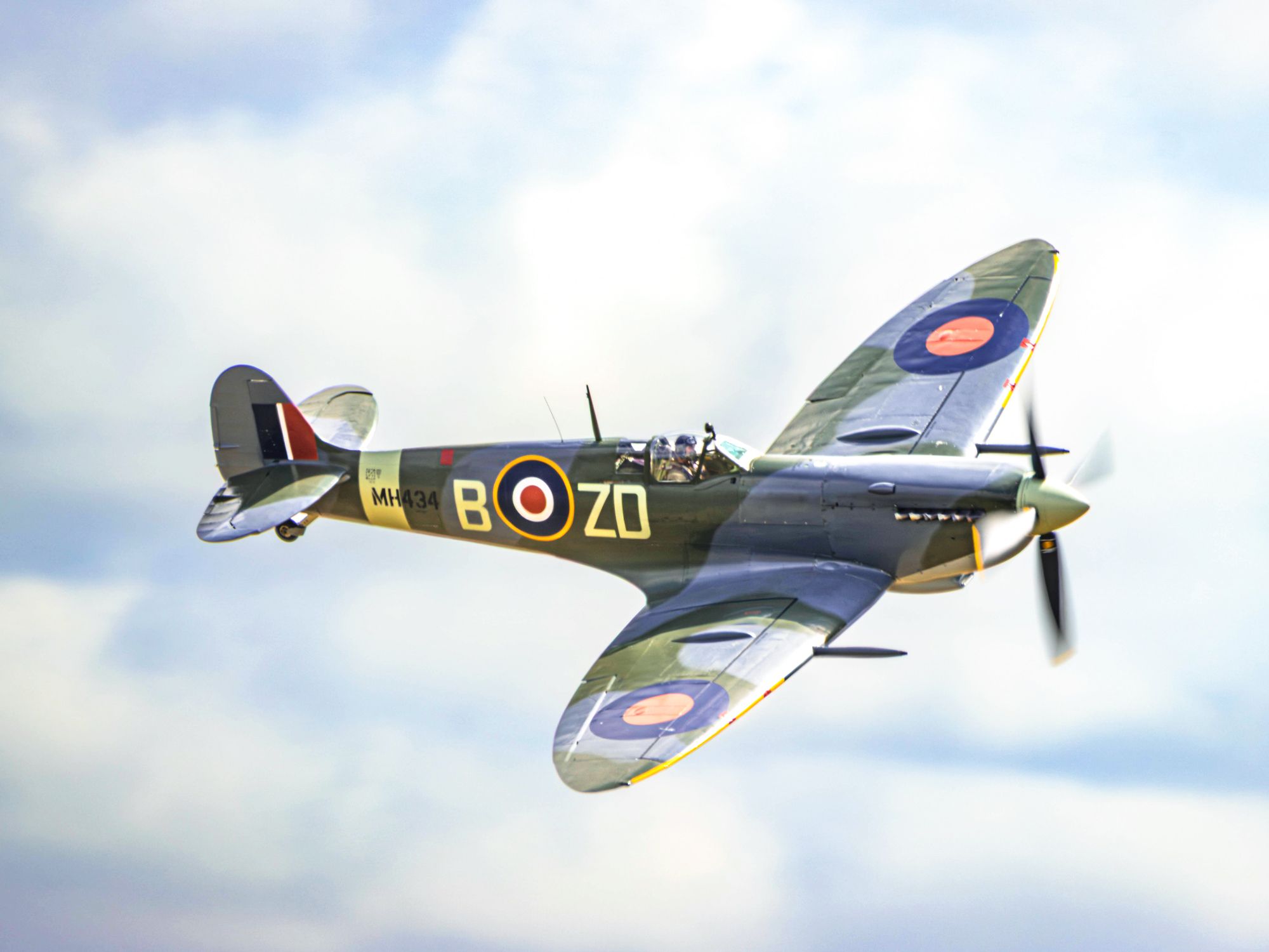 A Supermarine Spitfire in flight