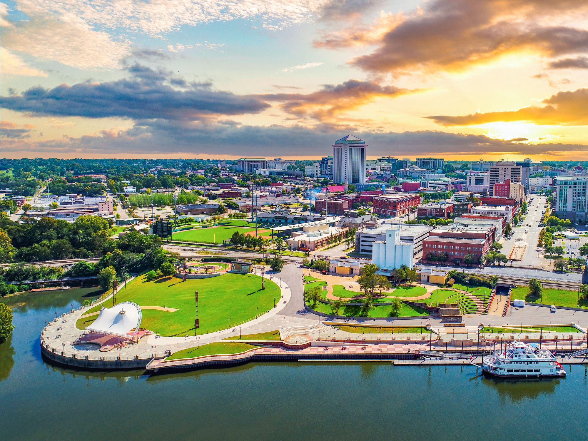 Montgomery, Alabama, seen from above