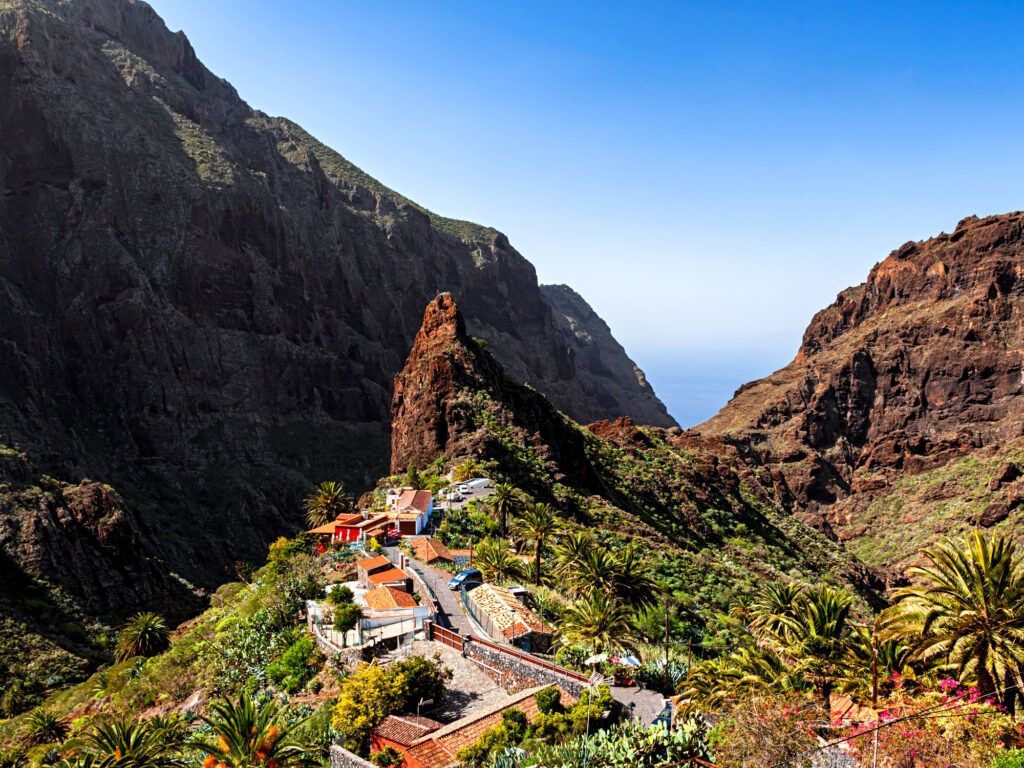 The Masca Valley in the Teno Mountains, Spain