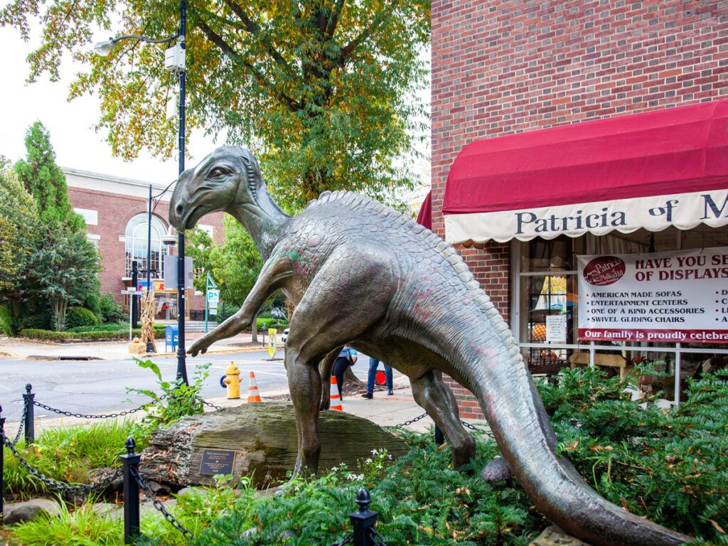 Dinosaur landmark in Haddonfield, New Jersey