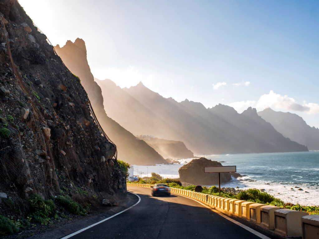 Coastline near Tagana village on the island of Tenerife