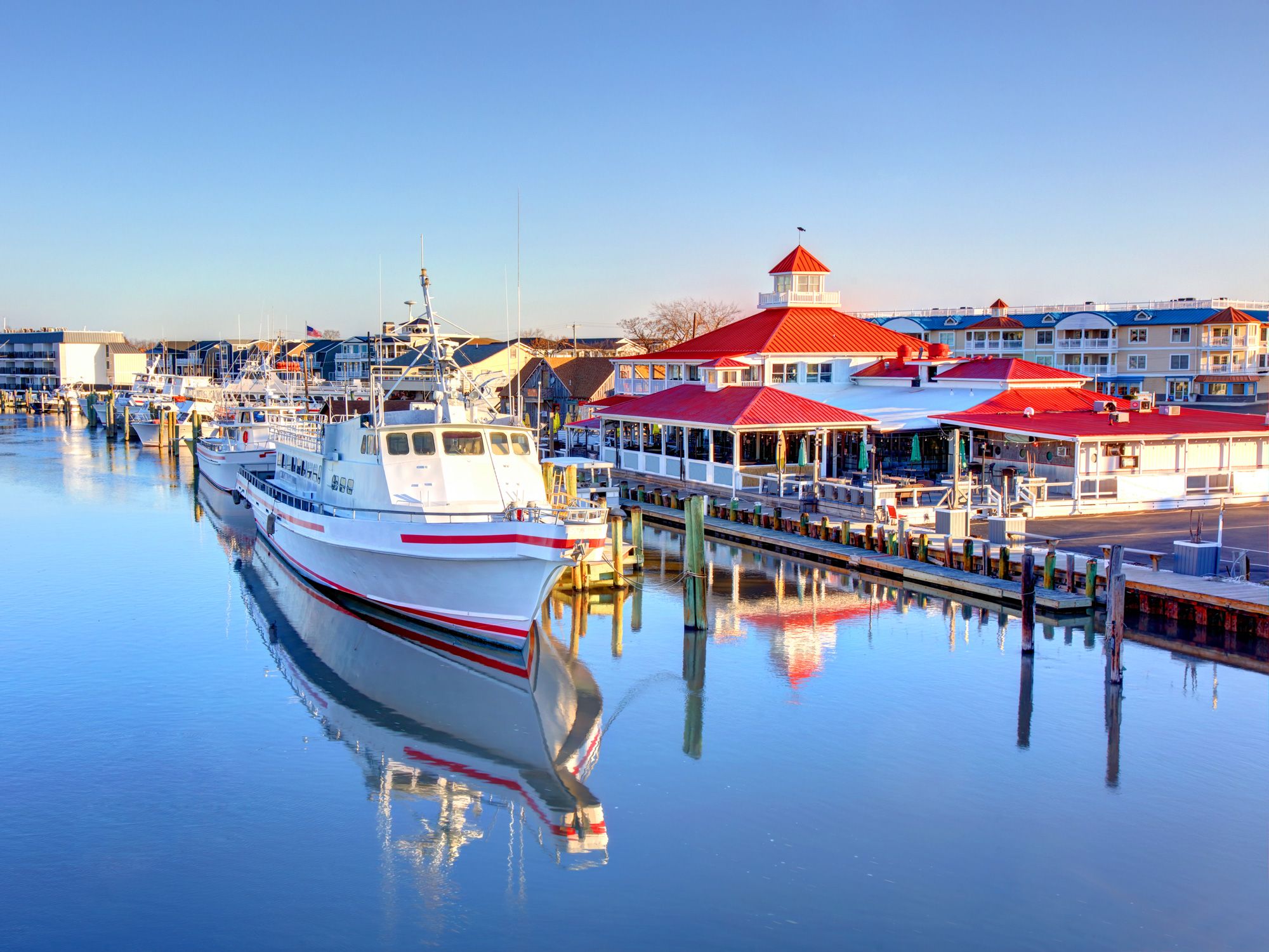 Marina in Lewes, Delaware